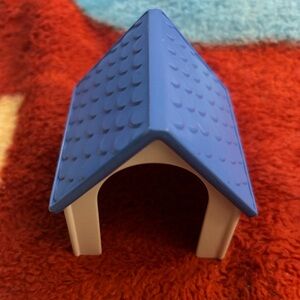 Blue and White Toy House Playset